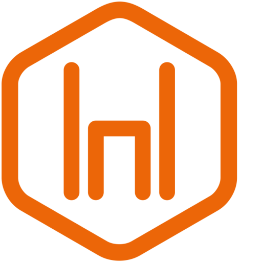 HS logo zwart liggend