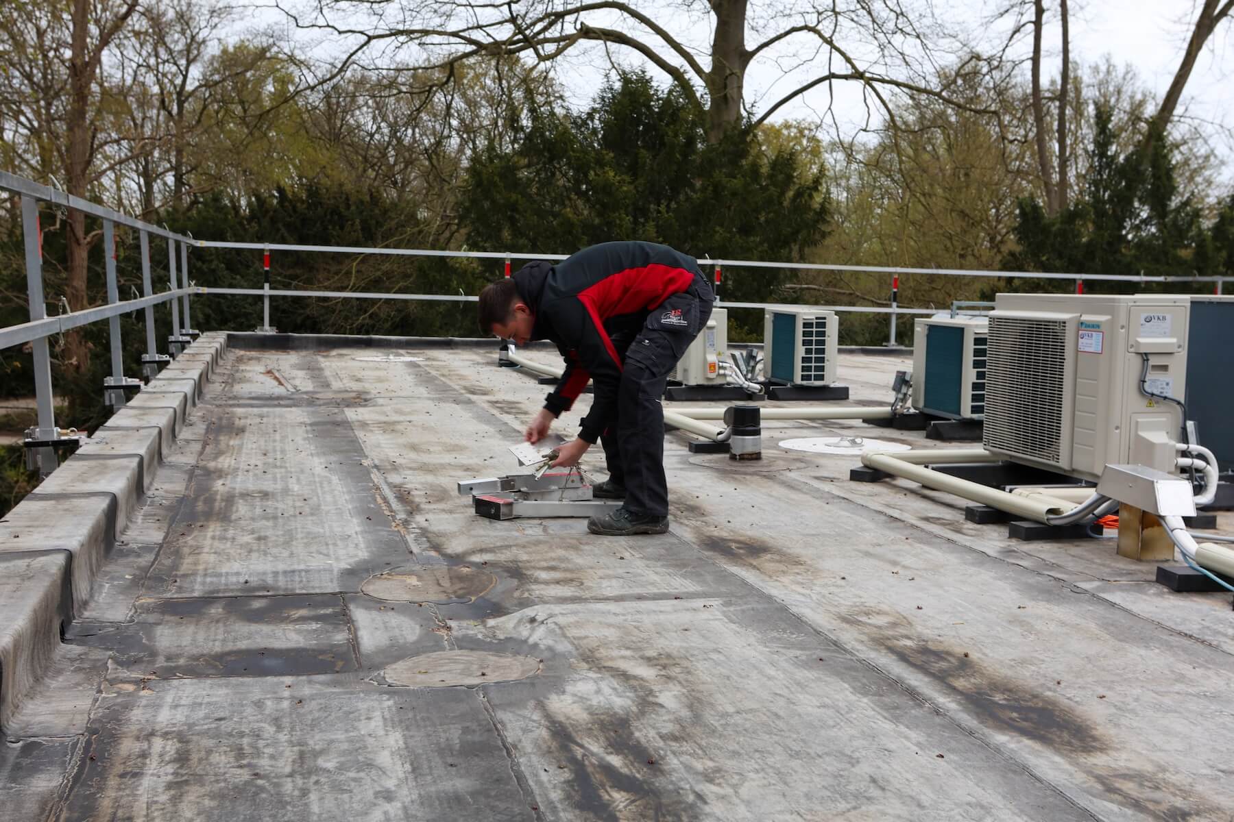 Dakrandbeveiliging plat dak huren-30